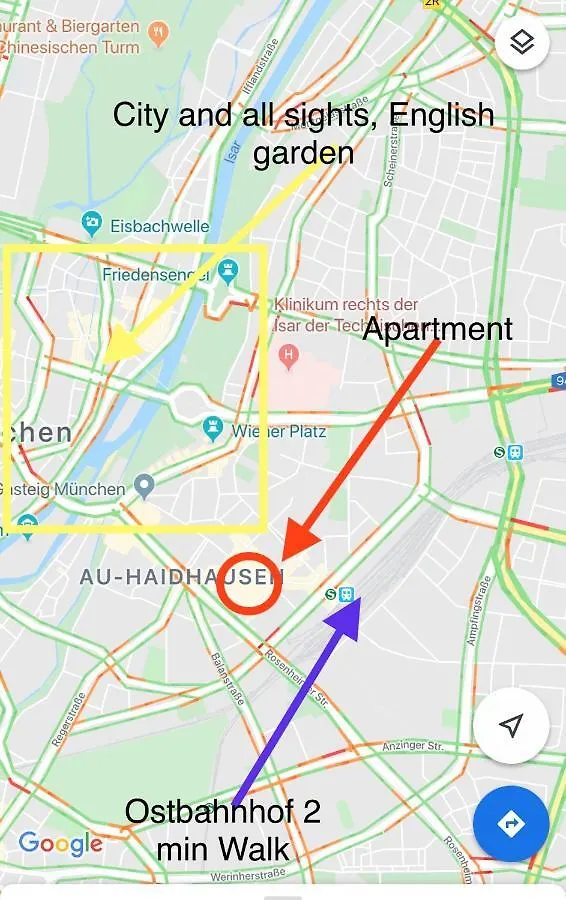 City Apartment 80 Qm, Munich Au Haidhausen 1-4 Persons Tyskland